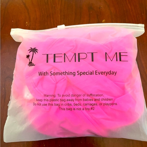 Tempt Me Women Hot Pink Tummy Control One Piece Swimsuits with Boyleg Shorts - Picture 10 of 10